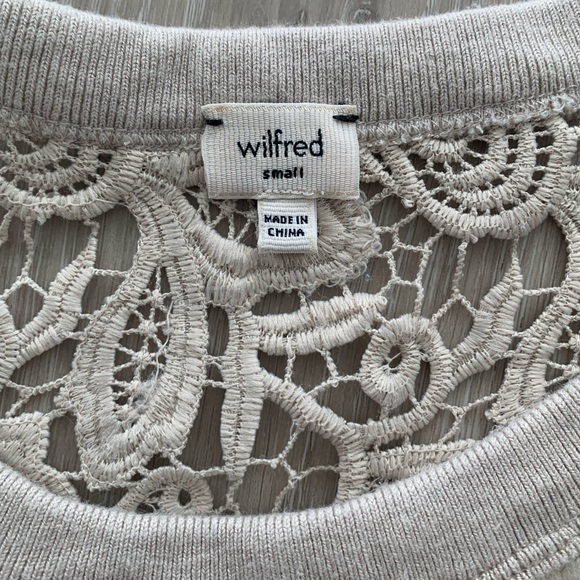 Wilfred Cream Guipure Lace Top - Picture 6 of 6